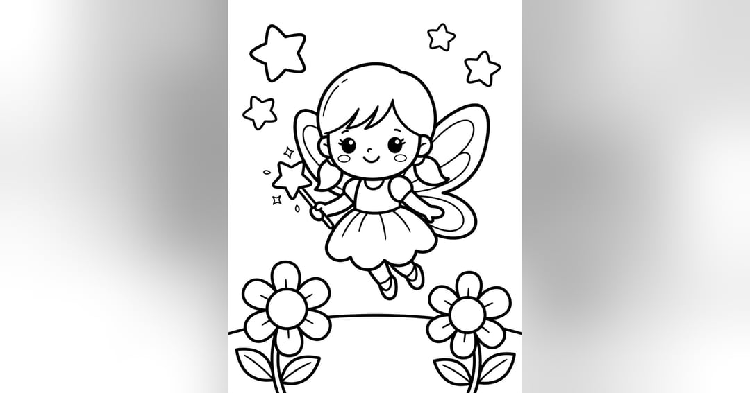 Cute doodles coloring book, image 4