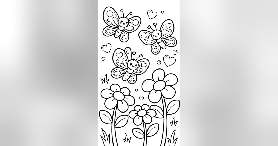 My cute doodle coloring book, image 4