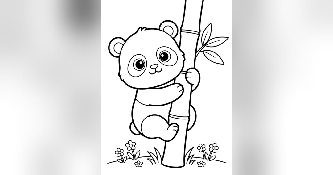Cute doodles coloring book, image 2