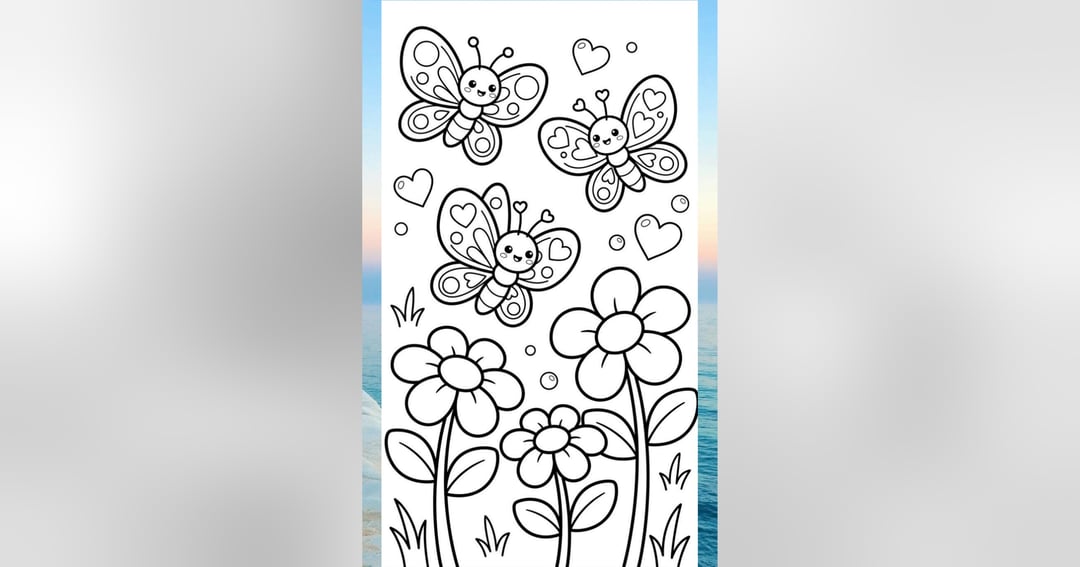 My cute doodle coloring book (Copy), image 3