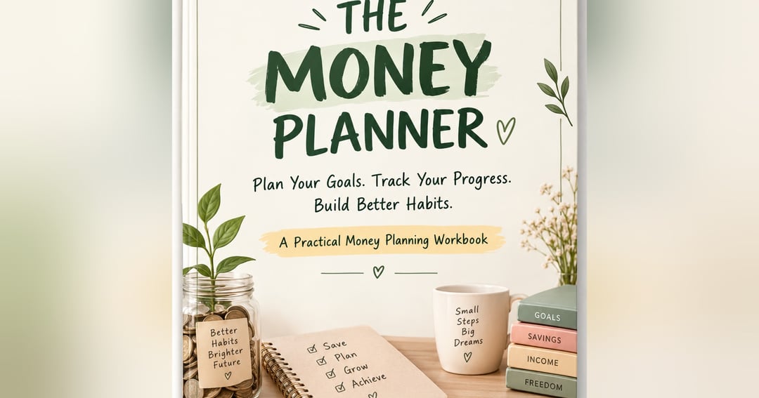 The Money Planner — Part 1: Understand, Plan & Save  Subtitle: Plan Your Goals. Track Your Progress. Build Better Habits.  A Practical Money Planning Workbook