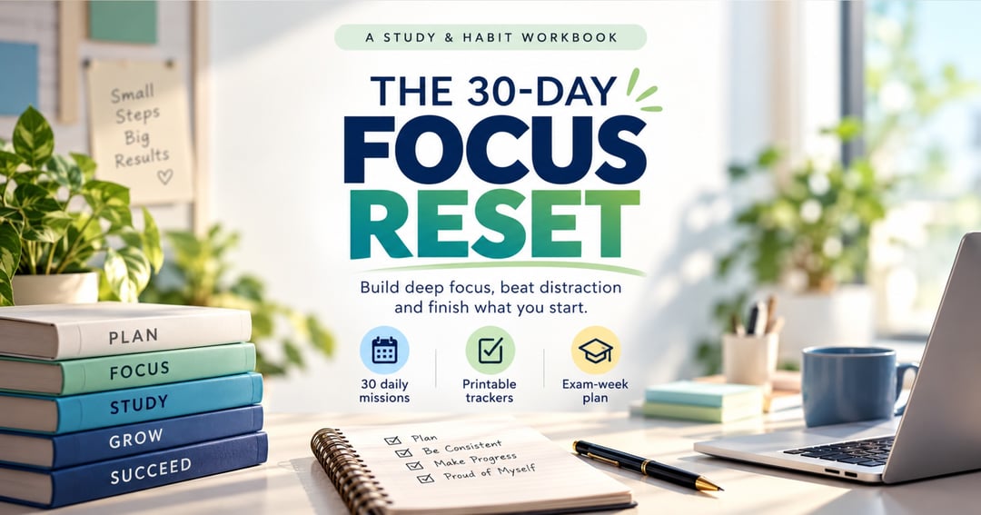 🎯 The 30-Day Focus Reset – Build Deep Focus & Beat Distractions, image 2