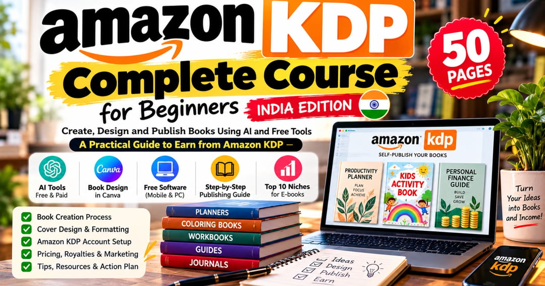 Amazon KDP Masterclass for Beginners (India Edition)