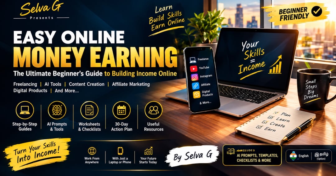 Easy Online Money Earning — From Zero to Your First Online Income