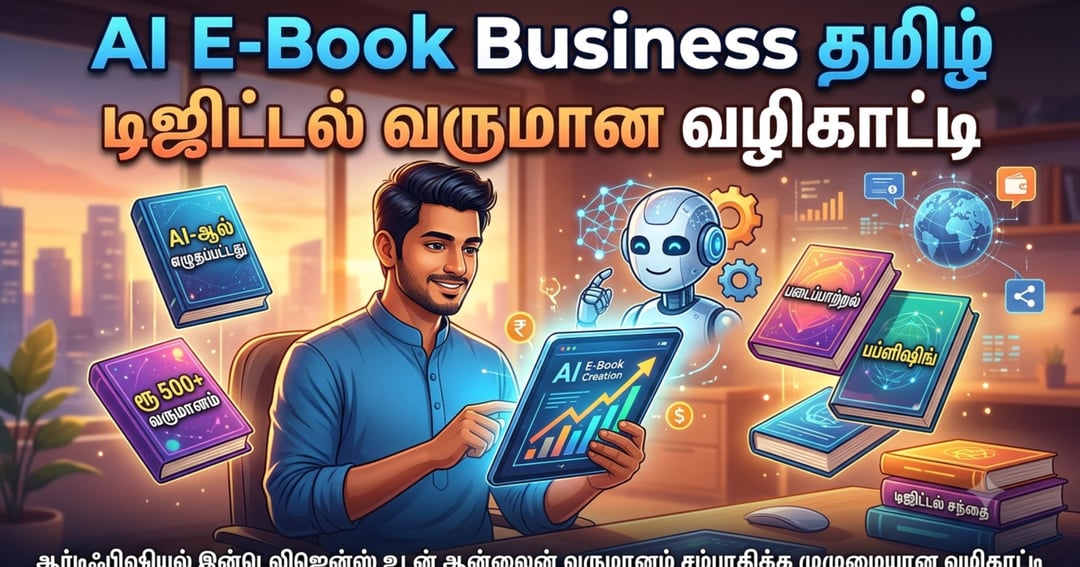 AI E-Book Business தமிழ் | டிஜிட்டல் வருமான வழிகாட்டி