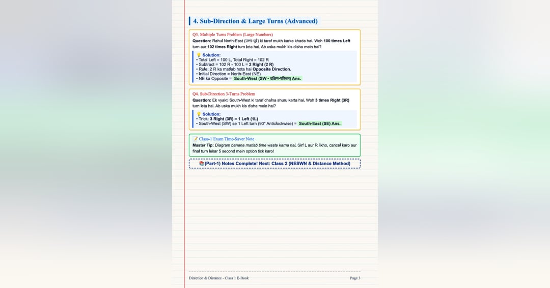 Master Direction & Distance: Complete Reasoning Guide & Tricks, image 4