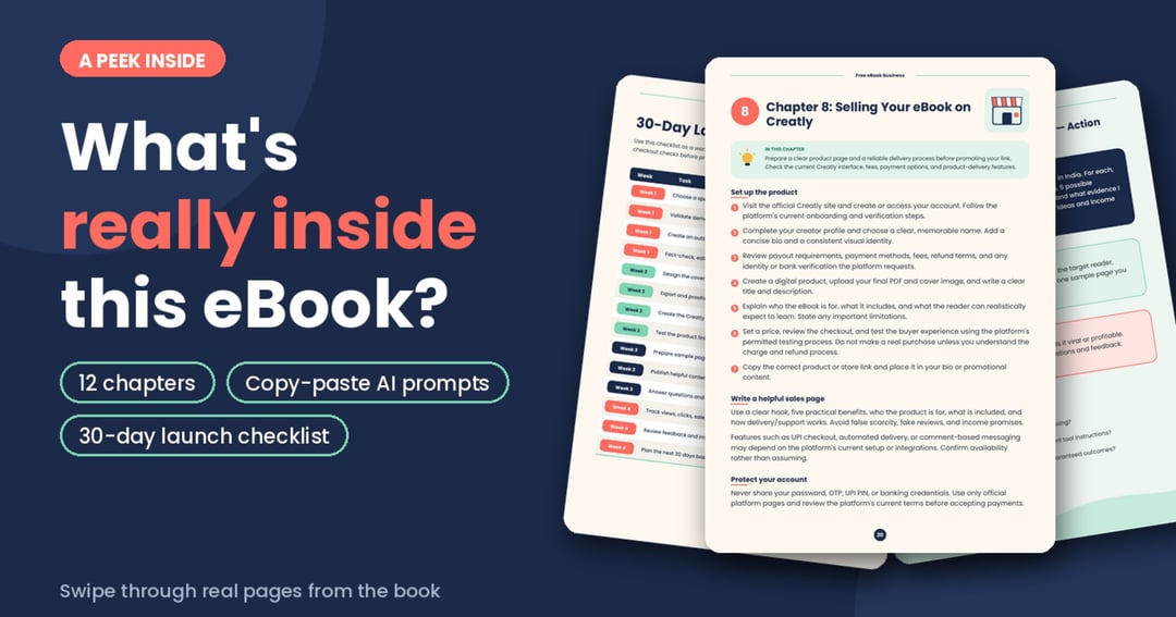 Free eBook Business: Create, Design & Sell Your First eBook in India, image 2