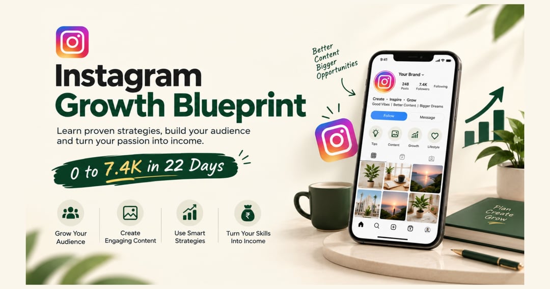 Instagram Grow 0 to 10k in 30 Days (Proofs)