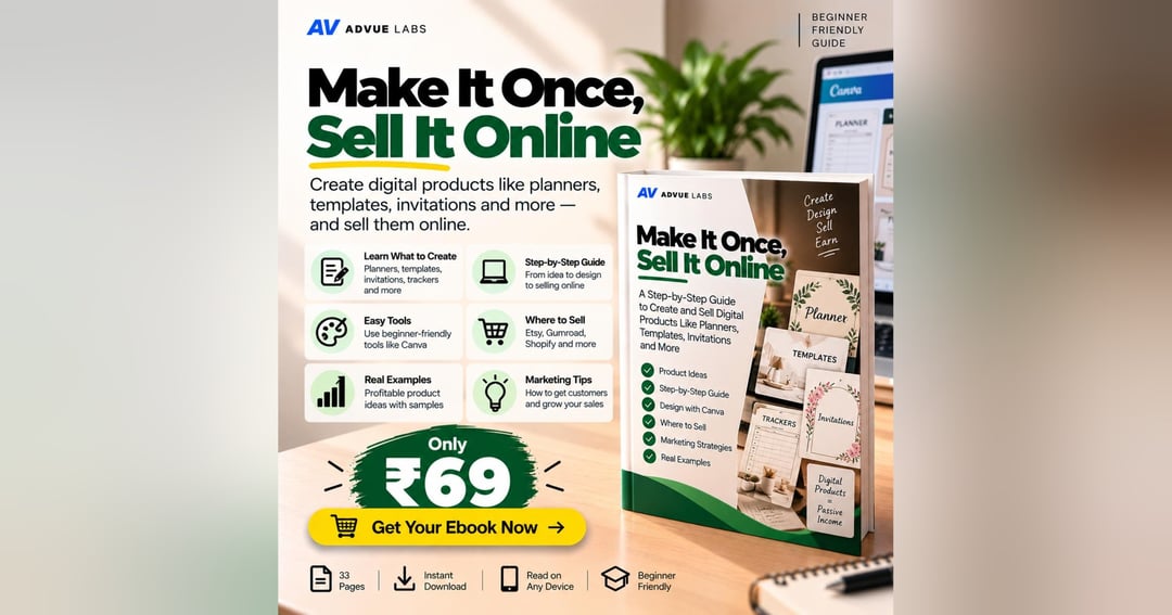 Make It Once, Sell It Online