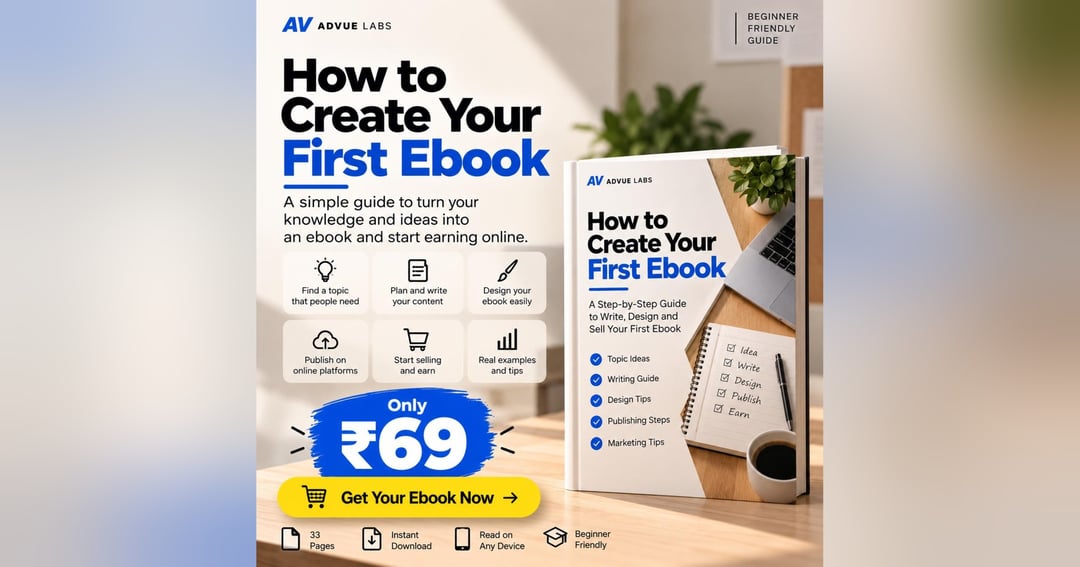 How to Create Your First Ebook