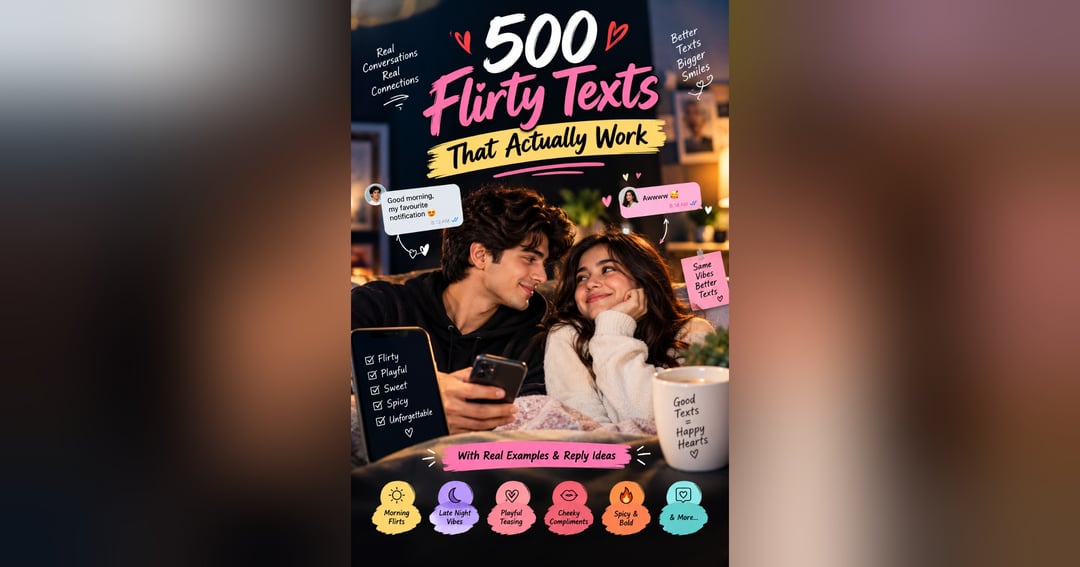 500 Flirty Texts That Actually Work