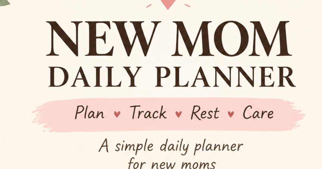 New mom daily planner, image 2