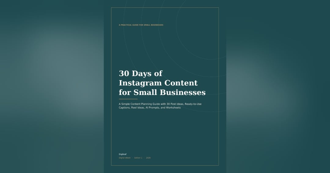 30 Days of Instagram Content for Small Businesses | Digileaf