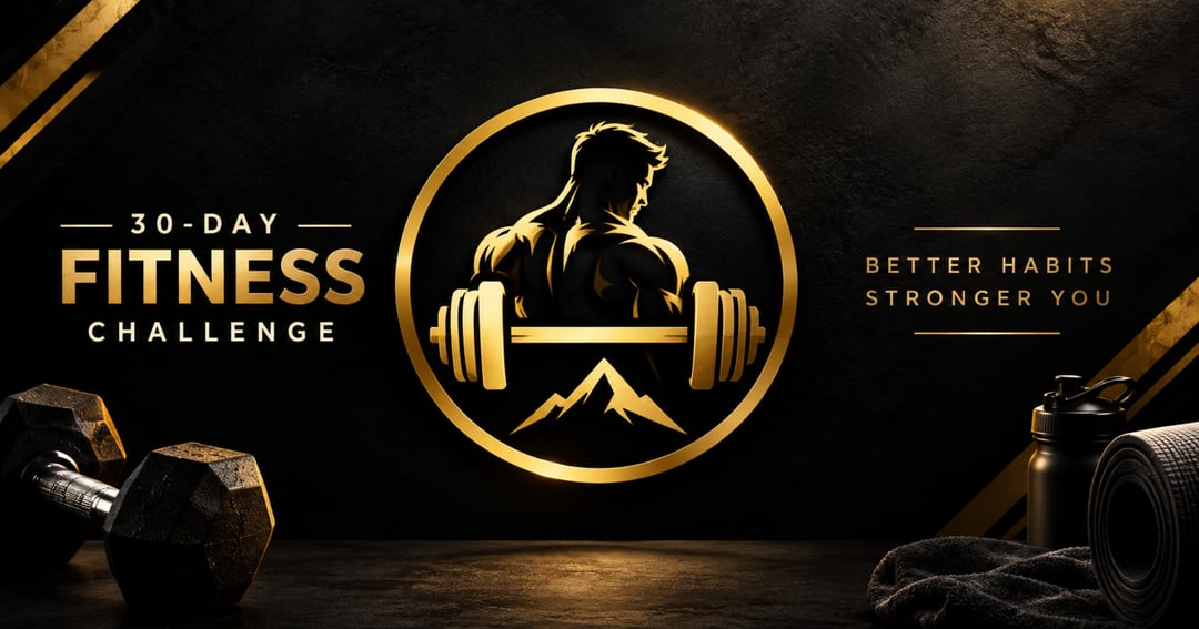 🏆 30-DAY FITNESS CHALLENGE — PREMIUM EBOOK