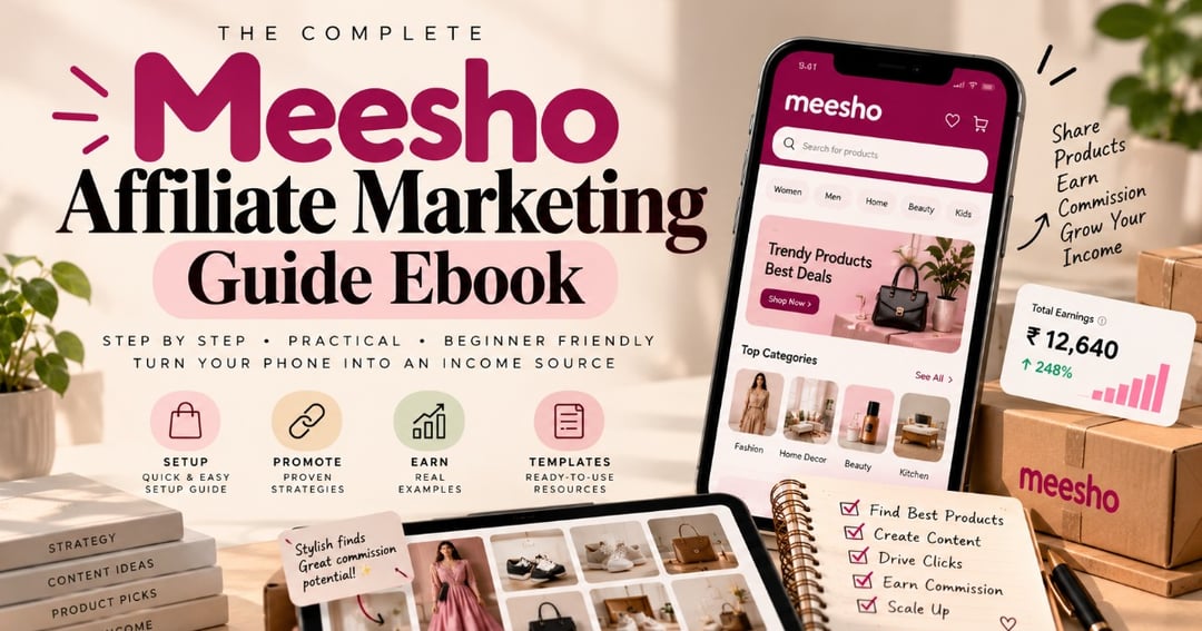 Meesho affiliate marketing guide Ebook
