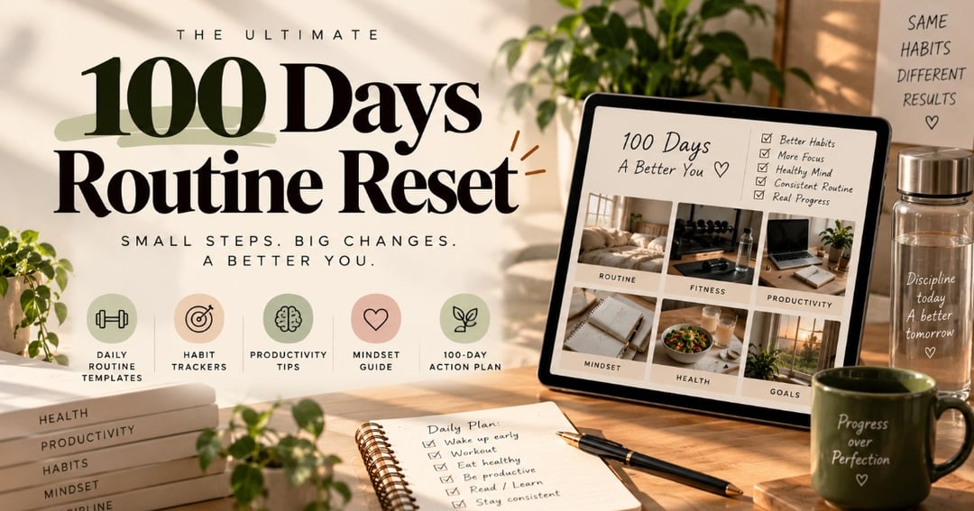 The 100-Day Reset - ROUTINE SET KARO, LIFE CHANGE KARO