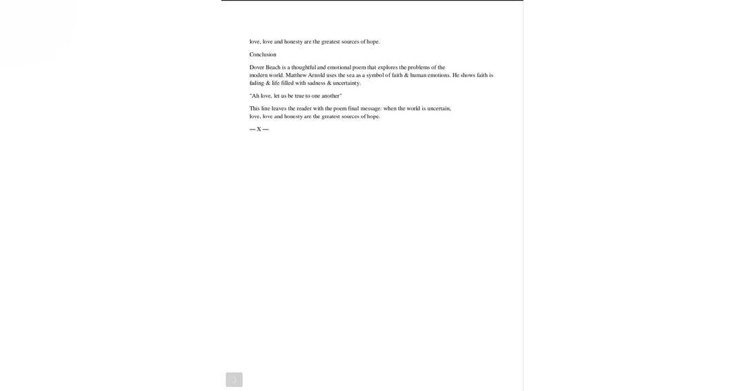 About helping Easy Essay for college students Dover Beach, image 4