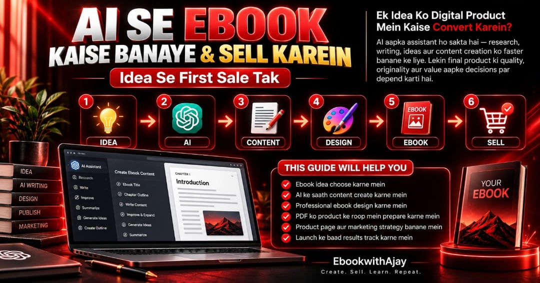 AI Se Ebook Kaise Banaye & Sell Karein, image 2