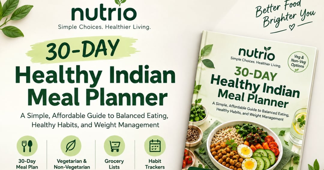 Nutrio: 30-Day Healthy Indian Meal Planner, image 2