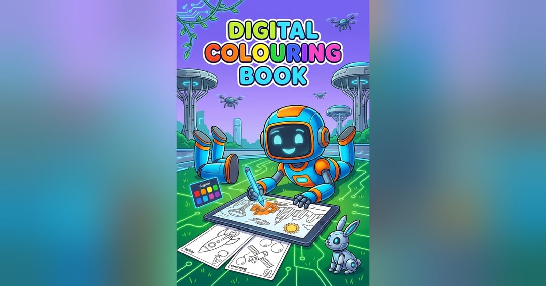 Kids Alfabets colouring book