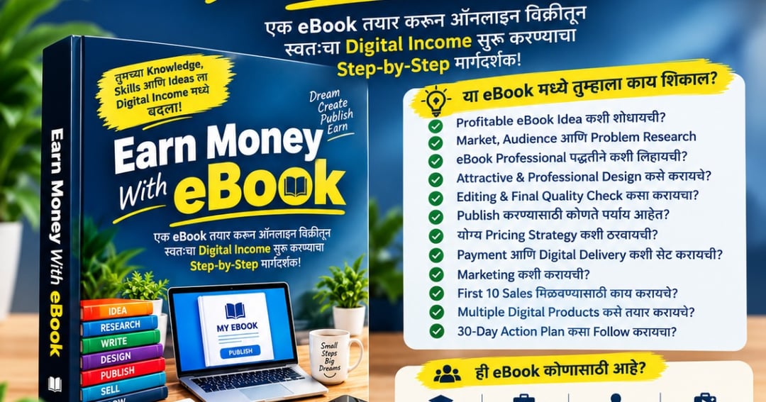 📘 Earn Money From EBook
