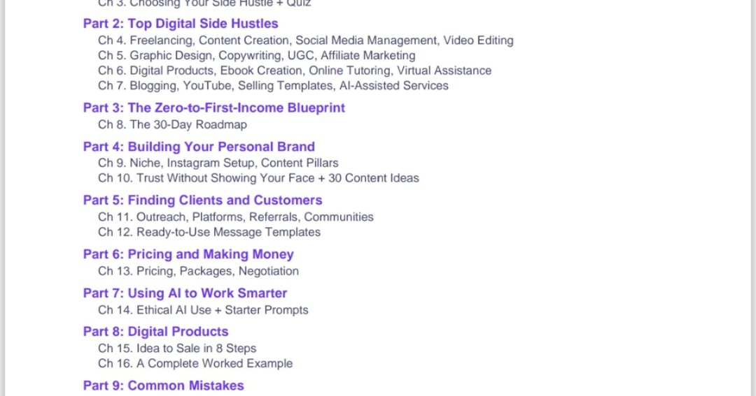 Digital Income & Side Hustles Blueprint (Beginner Edition), image 4