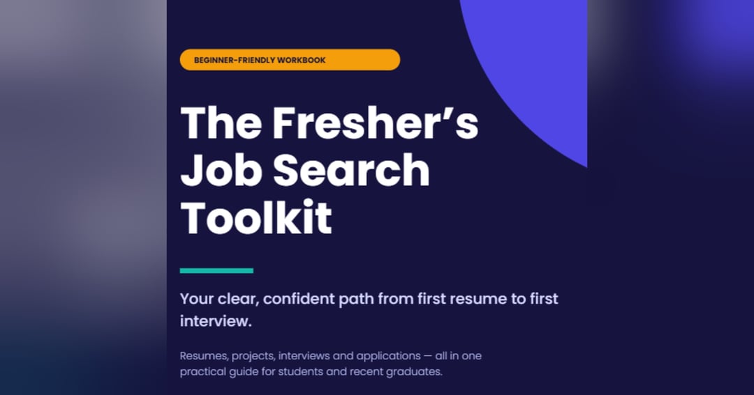 Freshers job search toolkit