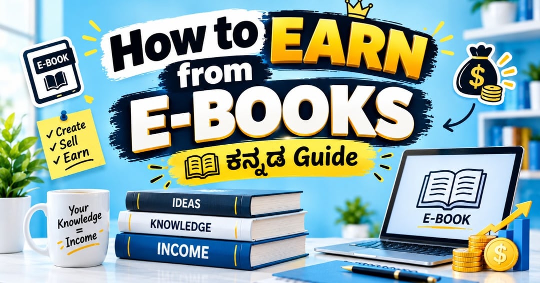 E-BOOKS ನಿಂದ ಹಣಗಳಿಕೆ