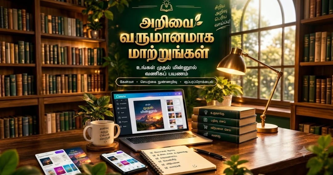 அறிவை வருமானமாக மாற்றுங்கள் 📚