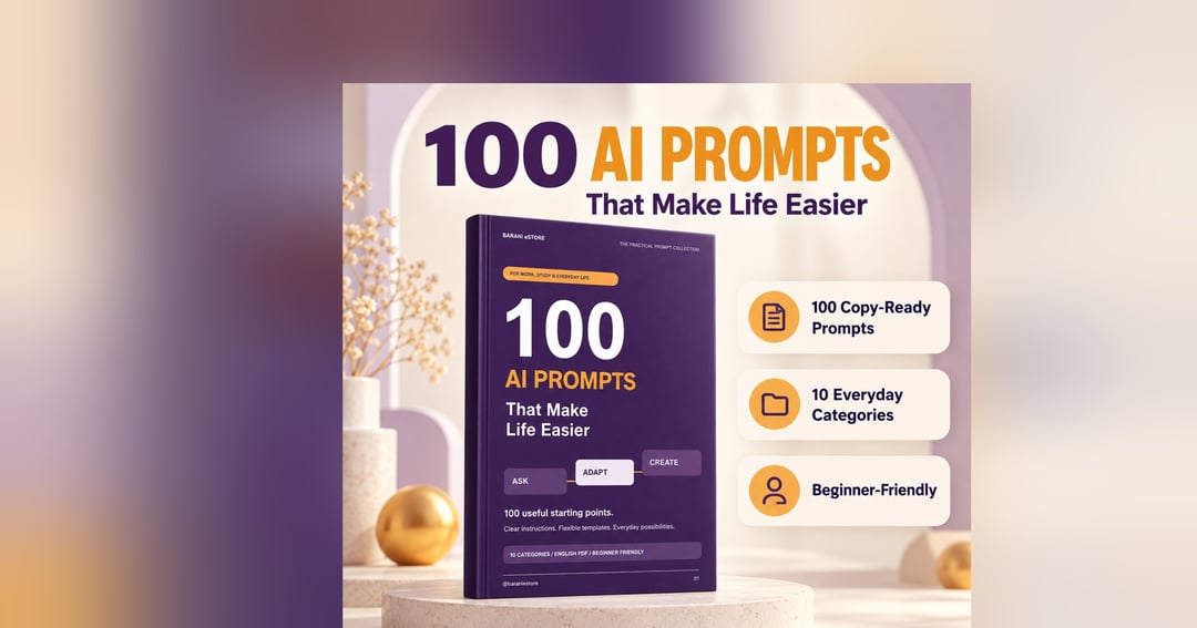 100 AI Prompts That Make Life Easier