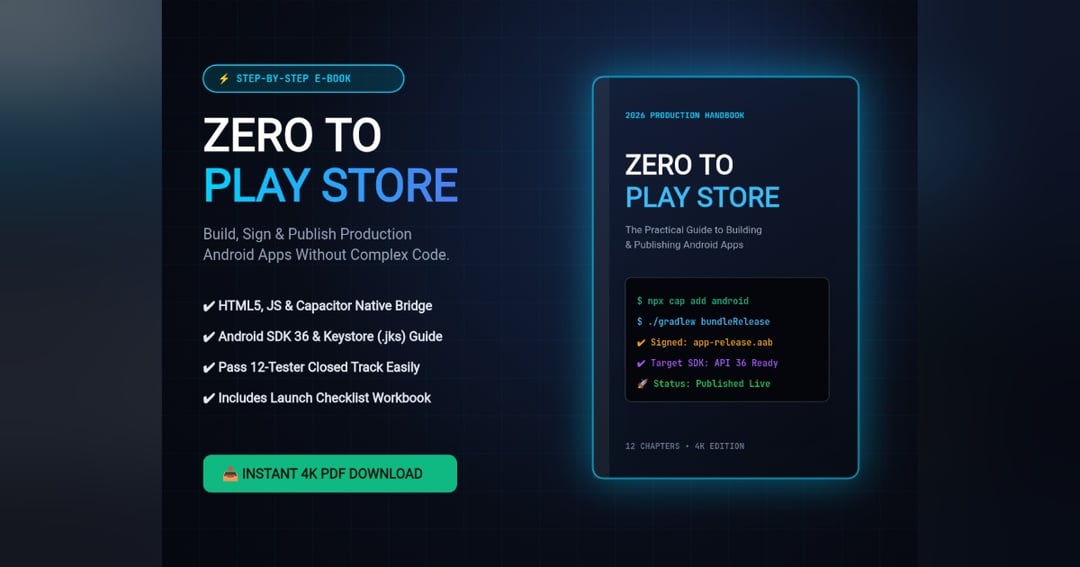 Zero to Play Store: The Complete Android App Building & Publishing Blueprint, image 2