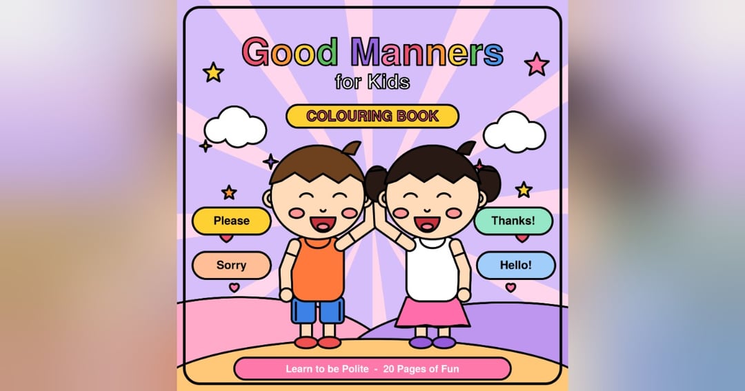 20 Fun Good Habits Coloring Pages for Kids | Printable PDF