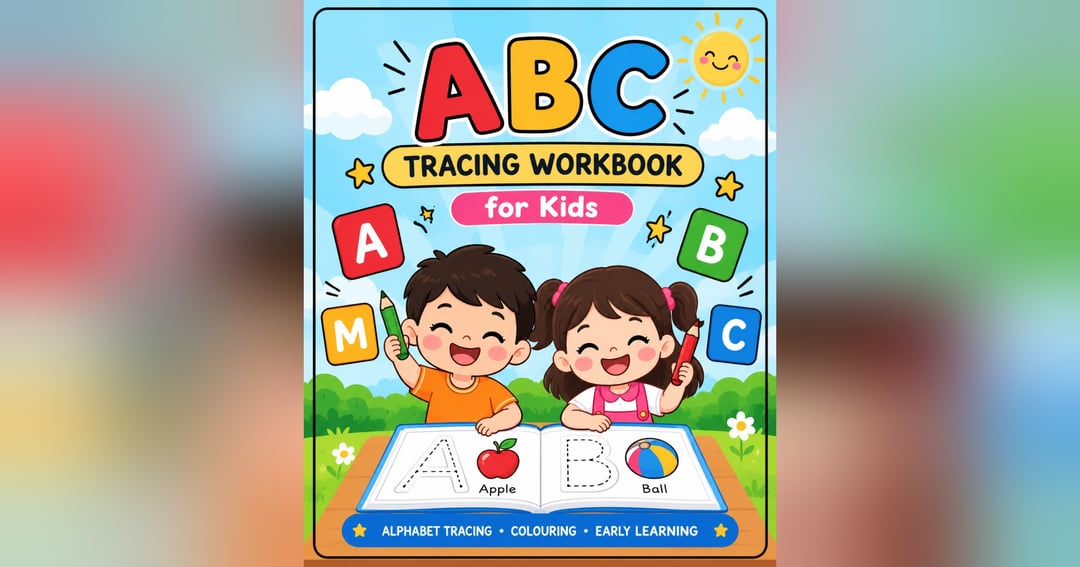 ABC Alphabet Tracing Workbook for Kids | A–Z Letter colour Practice PDF