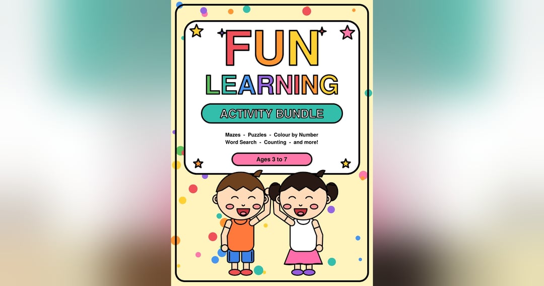 Fun Learning Activity Pack for Kids | Printable PDF