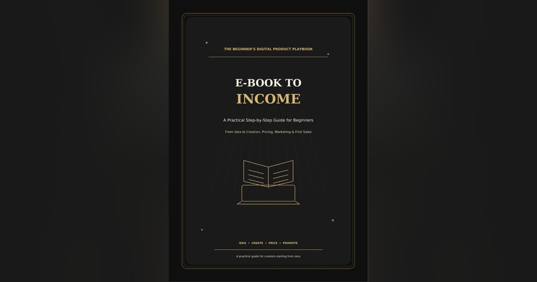 E-Book To Income – A Beginner’s Guide, image 2