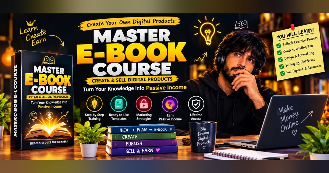Master E-Book Course – Create & Sell Digital Products, image 2