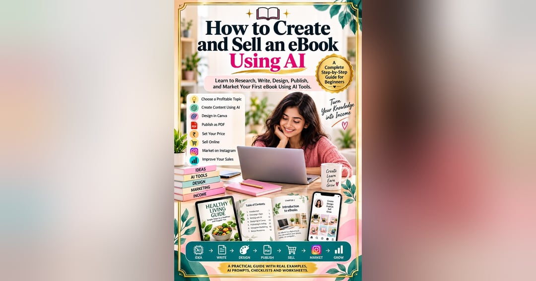 How to Create and Sell an eBook Using AI | Complete Beginner’s Guide