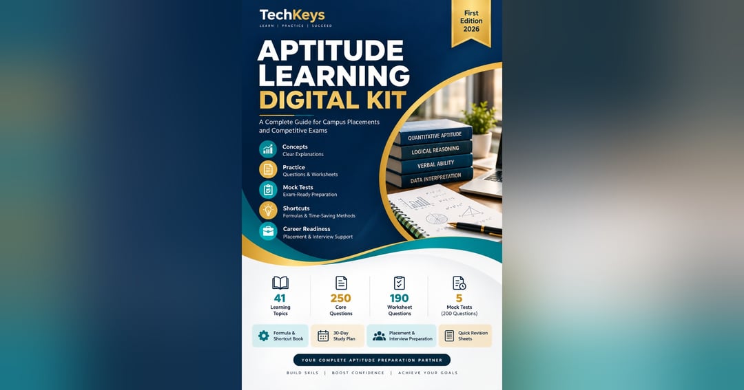 🎯Aptitude Learning Digital Kit