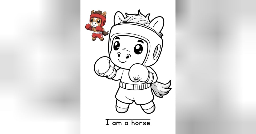 cute animals colouring, image 2