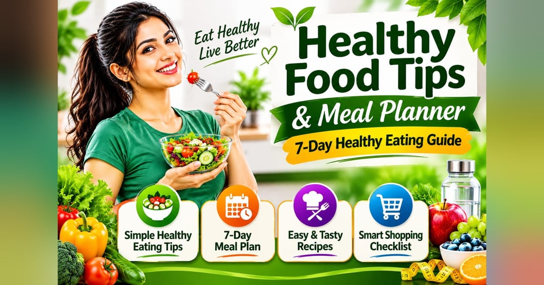 Healthy Food Tips & Meal Planner – 7-Day Healthy Eating Guide, image 2
