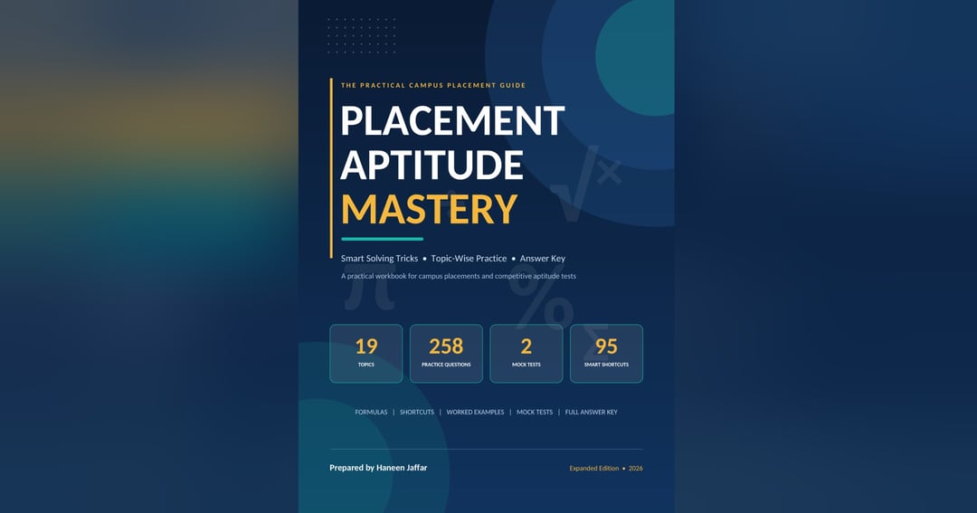 Placement Aptitude Mastery