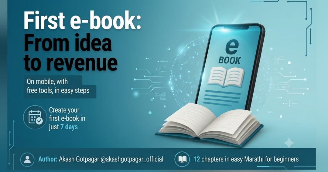 Ebook Guide: From Idea to Income | Complete Beginner’s Guide
