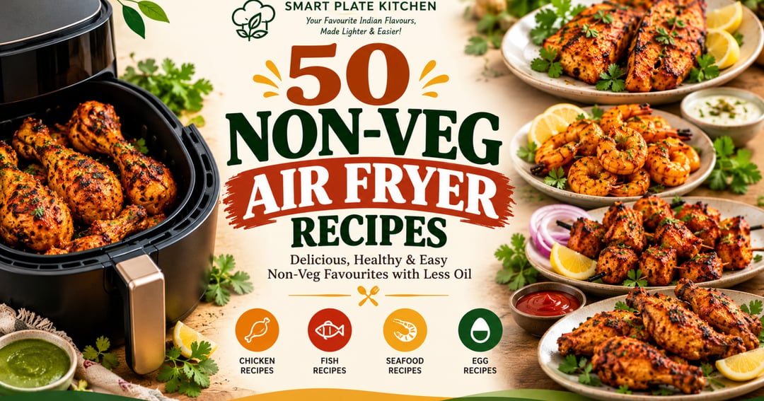 50 Non-Veg Air Fryer Recipes β Healthy, Crispy & Easy Indian Cooking π