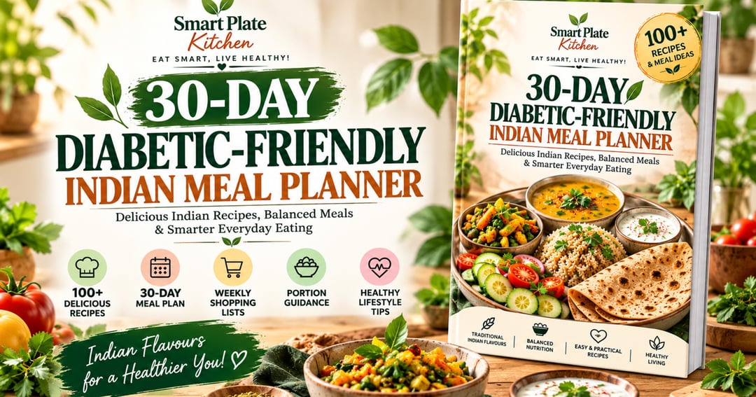 30-Day Diabetic-Friendly Indian Meal Planner | Healthy Recipes, Weekly Menus & Shopping Lists