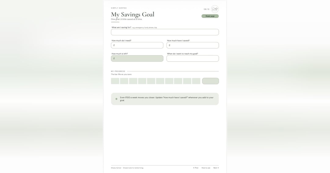 Simply Sorted — Salary & Budget Planner, image 2