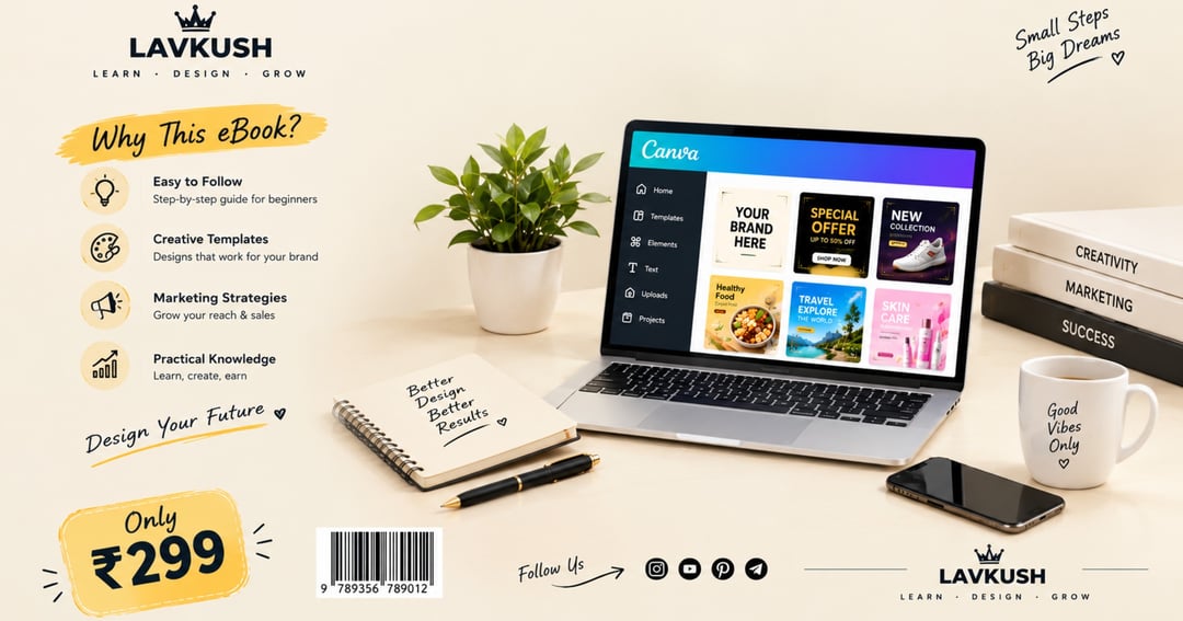 Social Media Product Ad Design Book: Hinglish PDF Guide (Canva + 15 Ad Layouts), image 3
