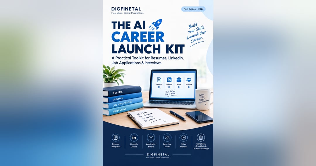 The AI Career Launch Kit: A Practical Toolkit for Resumes, LinkedIn, Job Applications & Interviews