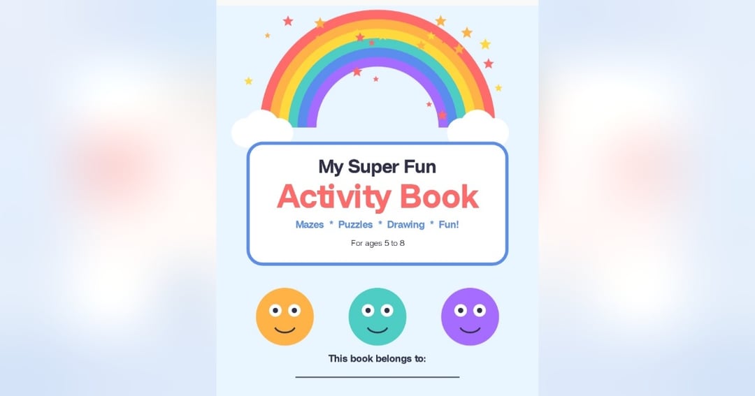 Kids activities book