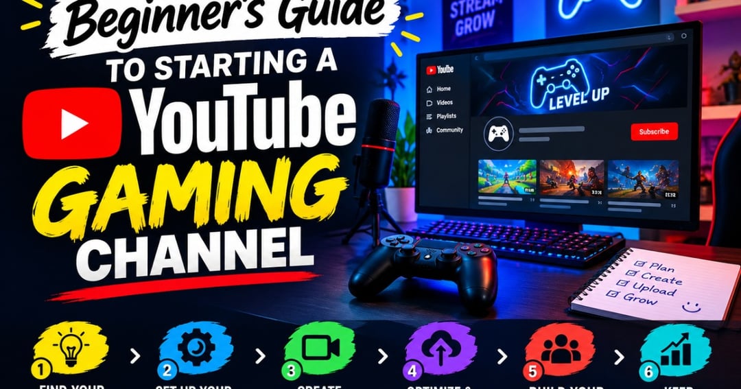 Beginner's Guide to Starting a YouTube Gaming Channel
