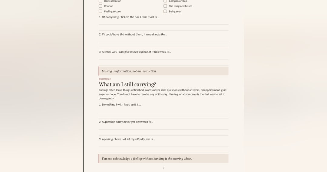The Heartbreak Reset: 5 Honest Questions to Help You Find Yourself Again (Free Self-Reflection Workbook), image 2